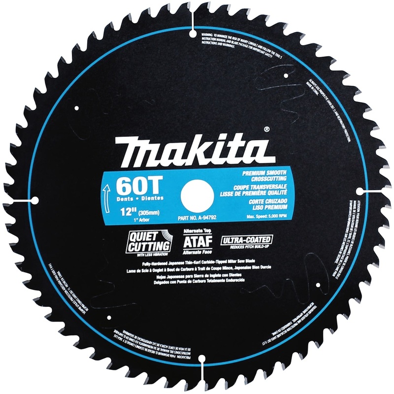 Makita A-94792 12" 60T UltraCoated Miter Saw Blade