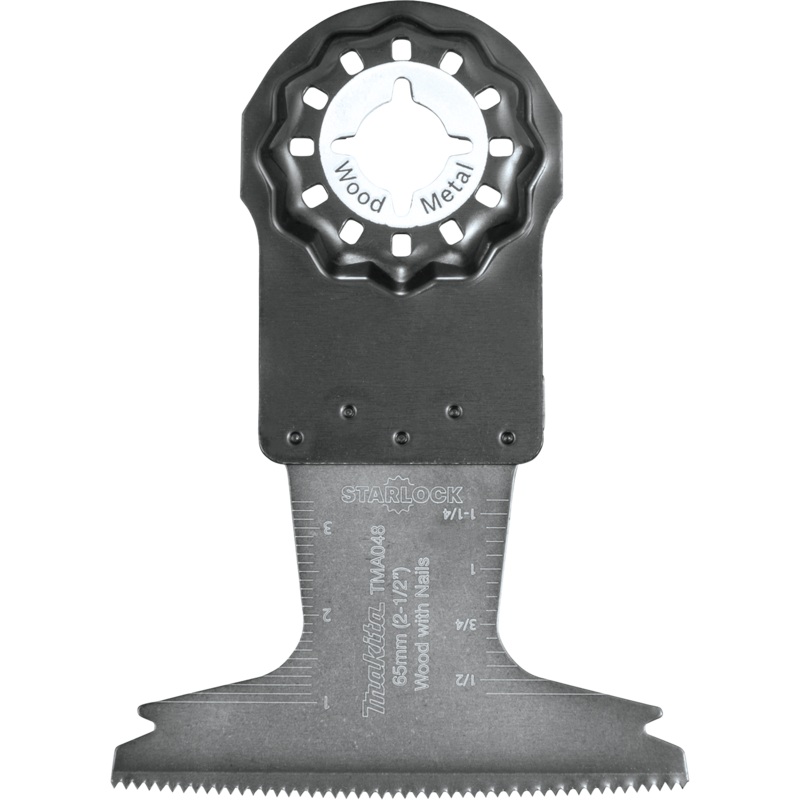 Makita B-67038 Starlock Oscillating MultiTool 21/2" BiMetal Curved Plunge Cut Blade