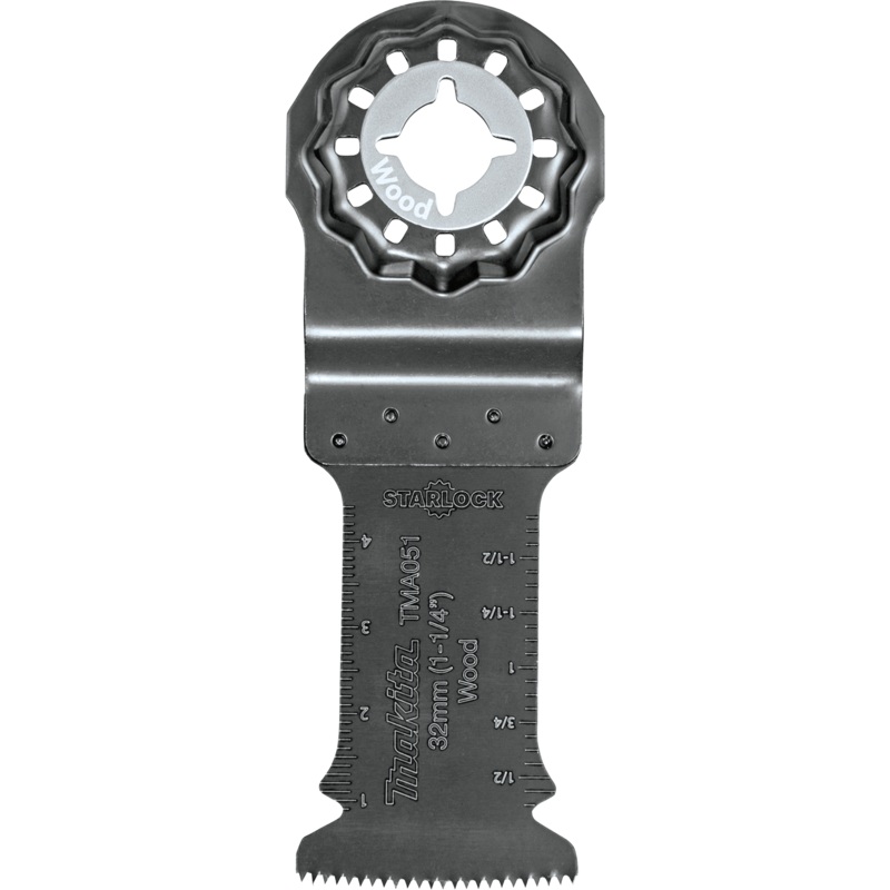 Makita B-67066 Starlock Oscillating MultiTool 11/4" High Carbon Steel Curved Plunge Cut Blade