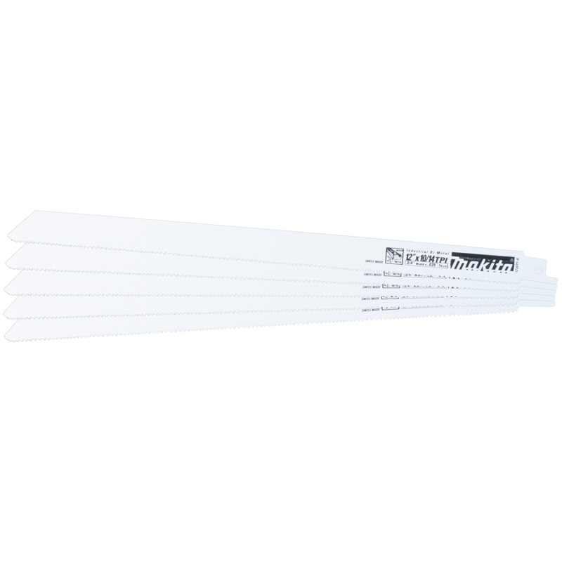 Makita 723071-A-5 12" AllPurpose Recipro Saw Blade, 10/14TPI, 5/pk