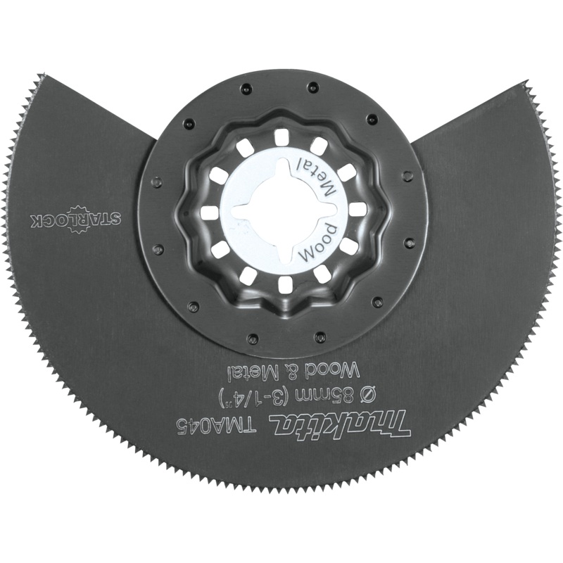 Makita B-67016 Starlock Oscillating MultiTool 31/4" BiMetal Round Segmented Saw Blade