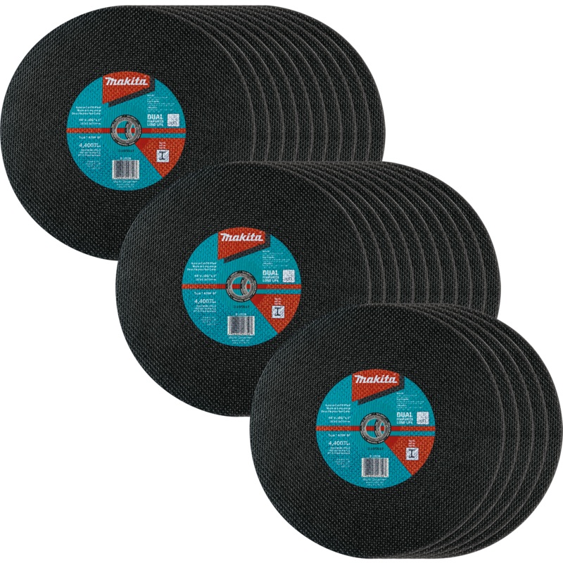 Makita B-57598-25 14" x 3/32" x 1" Abrasive CutOff Wheel, 25/pk
