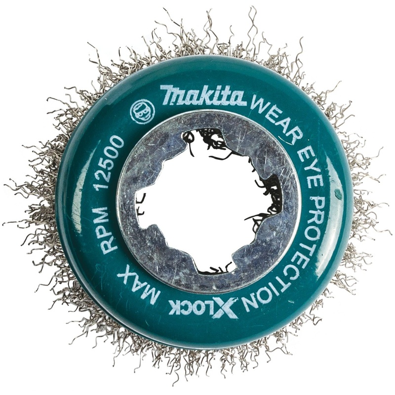 Makita D-72584 XLOCK 3" Stainless Steel Crimped Wire Cup Brush