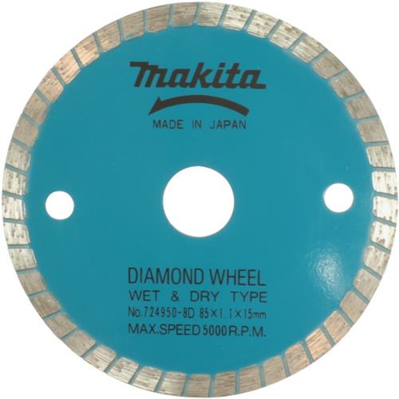 Makita 724950-8D 33/8" Diamond Blade, General Purpose  Stone and Masonry