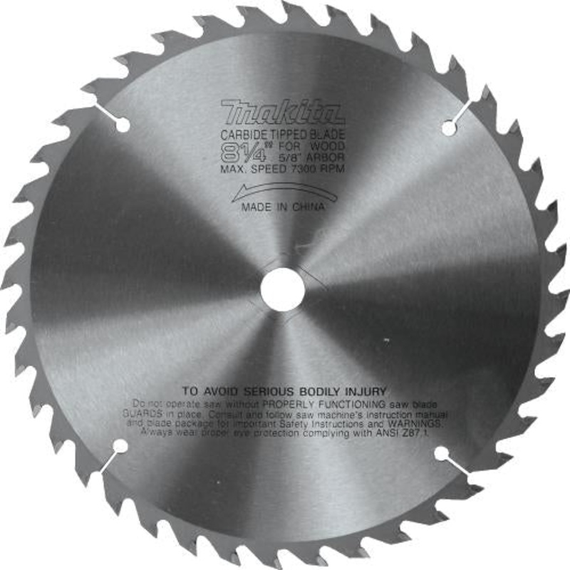 Makita 792377-A 81/4" 40T CarbideTipped Circular Saw Blade