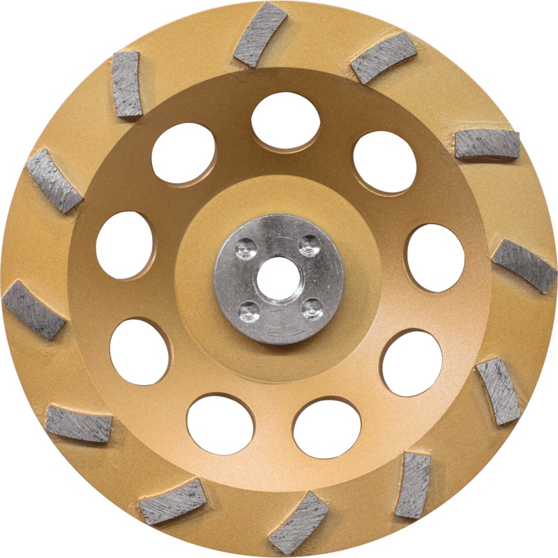 Makita A-96419 7" LowVibration Diamond Cup Wheel, 12 Segment Turbo