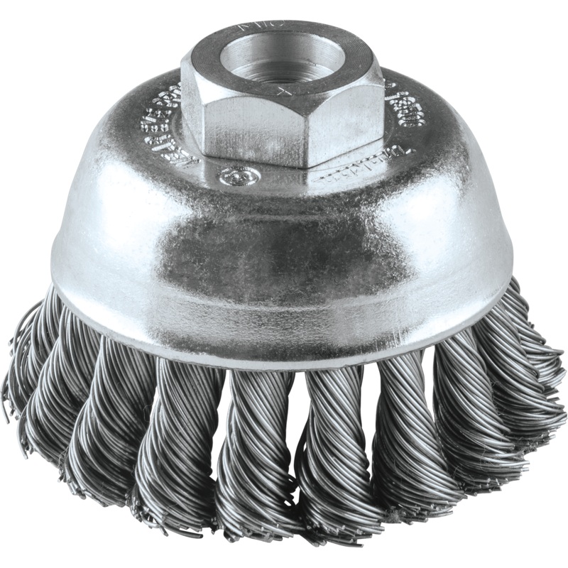 Makita A-98457 23/4" Knot Wire Cup Brush, Stainless, M10 x 1.25