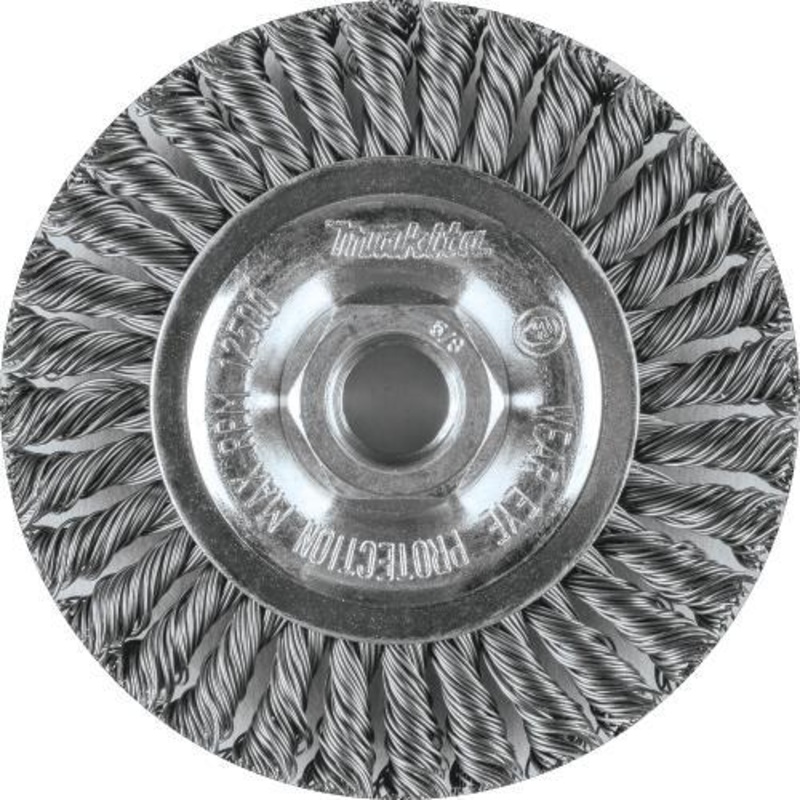 Makita A-98485 4" Stringer Bead Twist Wire Wheel, 5/8"11