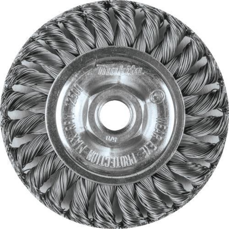 Makita A-98572 4" Knot Cable Twist Wire Wheel, 5/8"11
