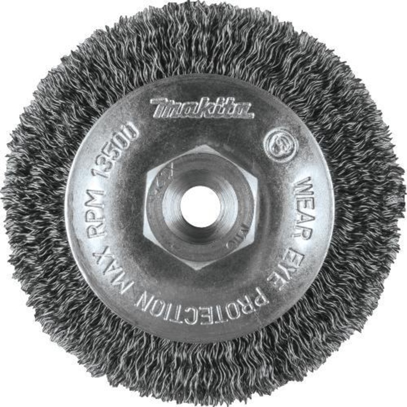 Makita A-98631 33/8" Crimped Wire Bevel Brush, M10 x 1.25