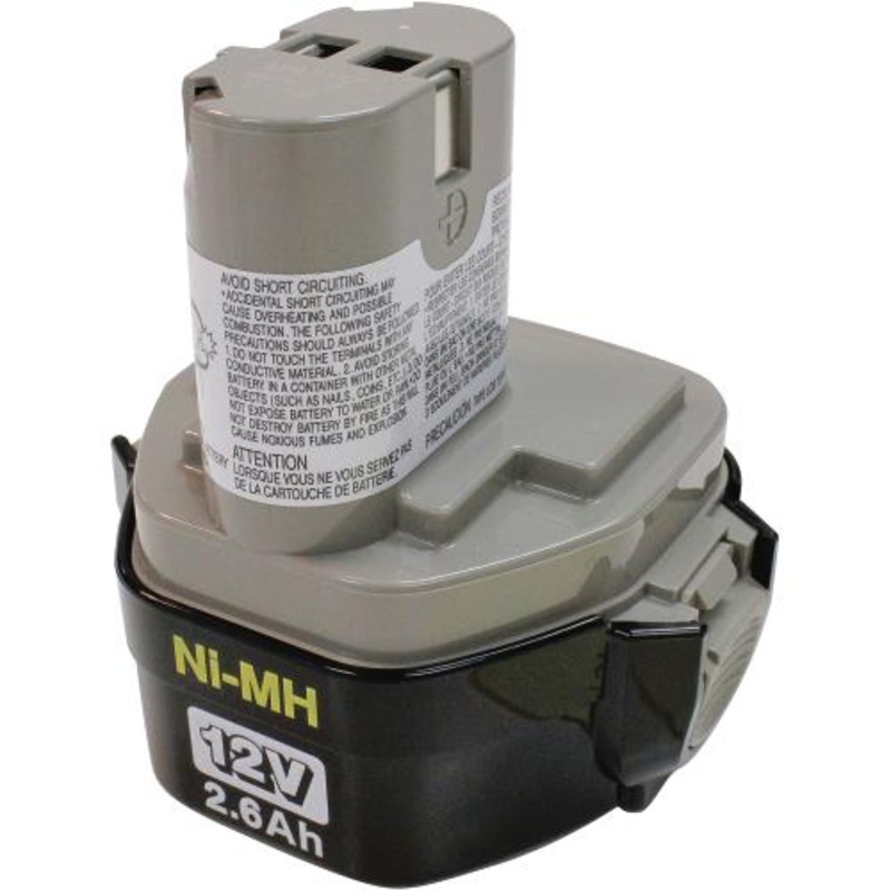 Makita 193157-5 12V NiMH 2.6Ah Battery, Pod Style