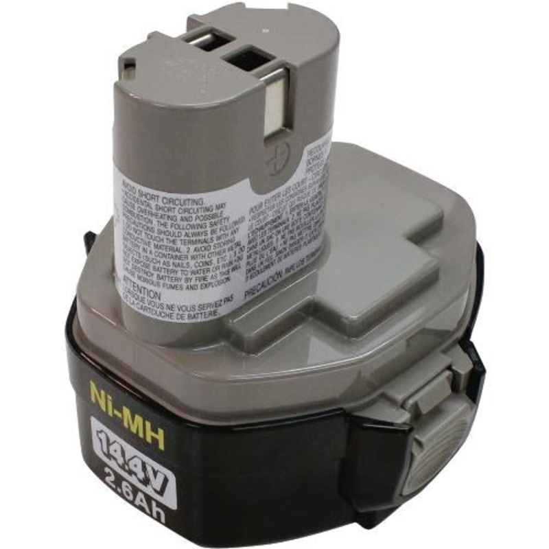 Makita 193158-3 14.4V NiMH 2.6Ah Battery 1434, Pod Style