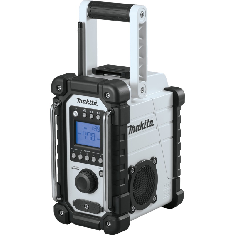 Makita XRM05W 18V LXT LithiumIon Cordless/Corded Job Site Radio, Tool Only