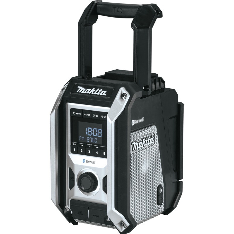 Makita XRM09B 18V LXT / 12V max CXT LithiumIon Cordless/Corded Bluetooth Job Site Radio, Tool Only