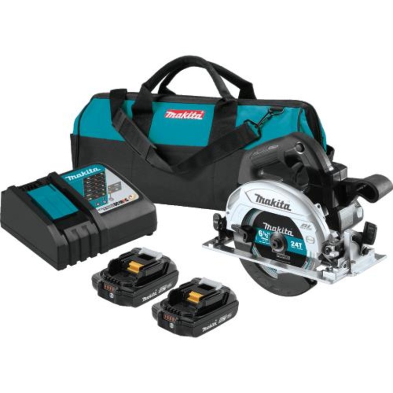 Makita XSH04RB 18V LXT LithiumIon SubCompact Brushless Cordless 61/2 Circular Saw Kit (2.0Ah)