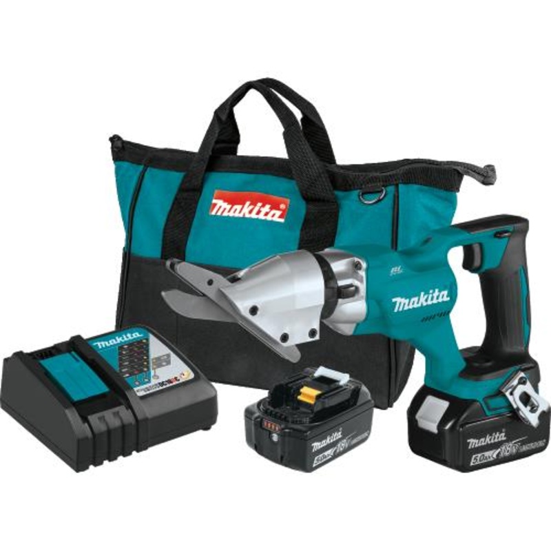 Makita XSJ05T 18V LXT LithiumIon Brushless Cordless 1/2" Fiber Cement Shear Kit (5.0Ah)