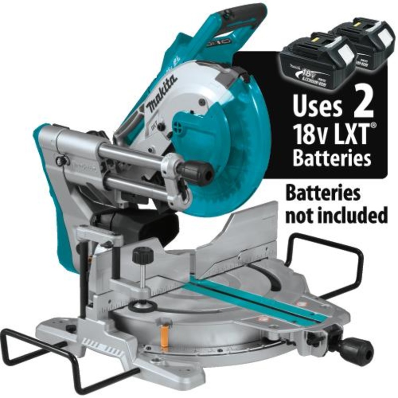 Makita XSL06Z 36V (18V X2) LXT Brushless 10" DualBevel Sliding Compound Miter Saw with Laser, Tool Only