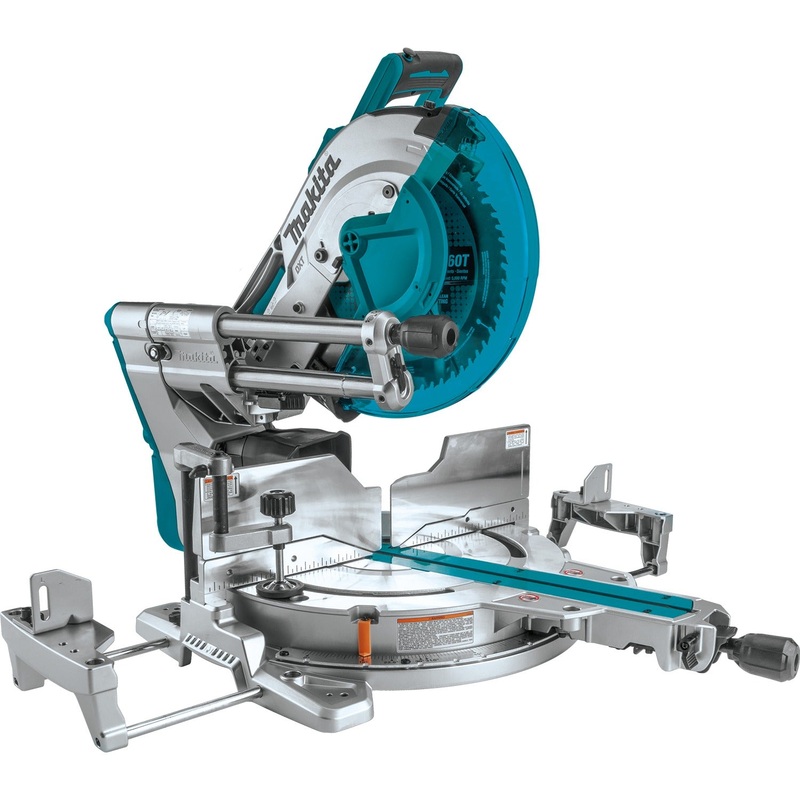 Makita XSL08Z 36V (18V X2) LXT Brushless 12" DualBevel Sliding Compound Miter Saw, AWS Capable and Laser, Tool Only