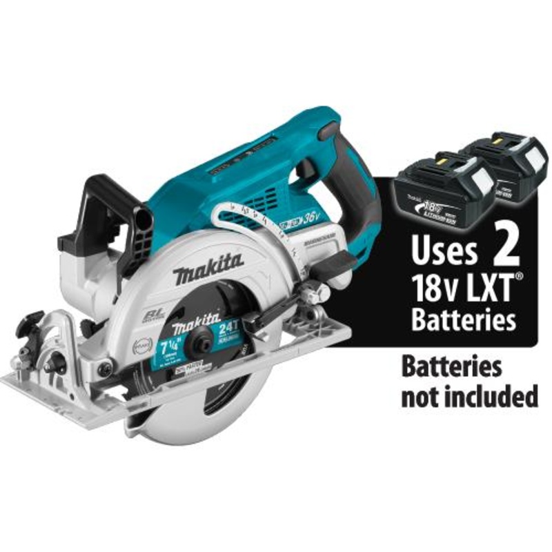 Makita XSR01Z 36V (18V X2) Lxt Brushless Rear Handle 71/4" Circular Saw, Tool Only