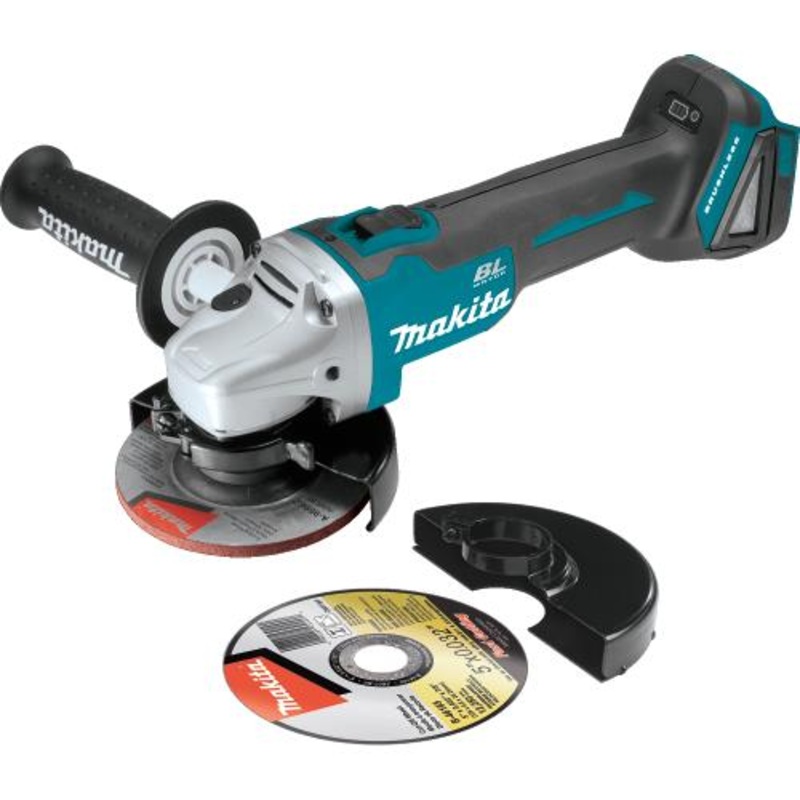 Makita XAG04Z 18V LXT LithiumIon Brushless Cordless 41/2 / 5" CutOff/Angle Grinder, Tool Only