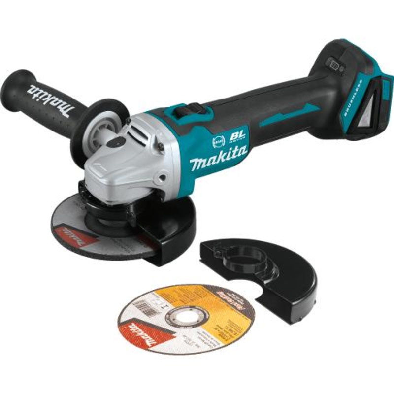 Makita XAG09Z 18V LXT LithiumIon Brushless Cordless 41/2 / 5" CutOff/Angle Grinder, with Electric Brake, Tool Only