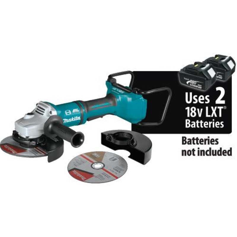 Makita XAG12Z1 36V (18V X2) LXT Brushless 7" Paddle Switch CutOff/Angle Grinder, with Electric Brake, Tool Only