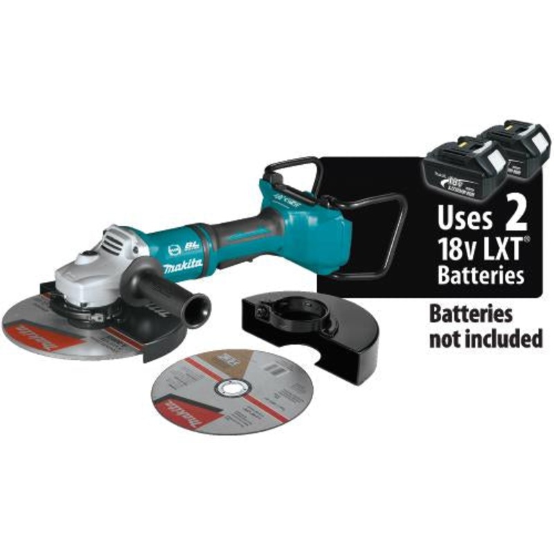 Makita XAG13Z1 36V (18V X2) LXT Brushless 9" Paddle Switch CutOff/Angle Grinder, with Electric Brake, Tool Only