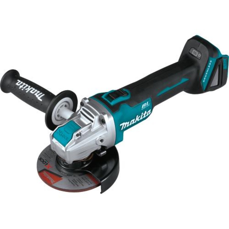 Makita XAG25Z 18V LXT LithiumIon Brushless Cordless 41/2 / 5" XLOCK Angle Grinder, with AFT, Tool Only