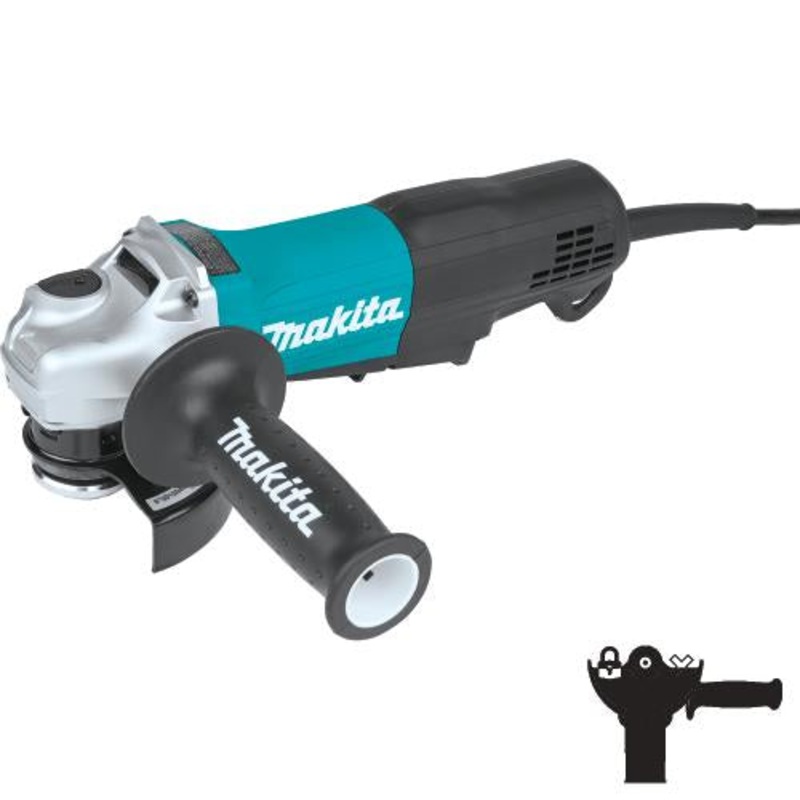 Makita GA5053R 41/2" / 5" Paddle Switch Angle Grinder, with NonRemovable Guard