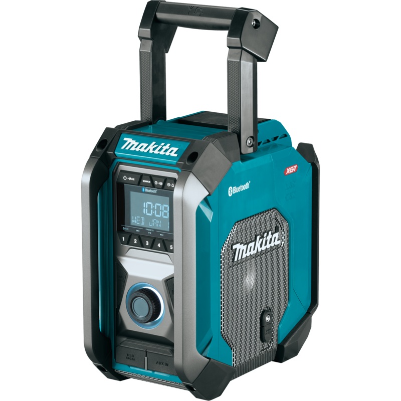 Makita GRM03 40V max XGT Cordless/Corded Bluetooth Job Site Radio, Tool Only