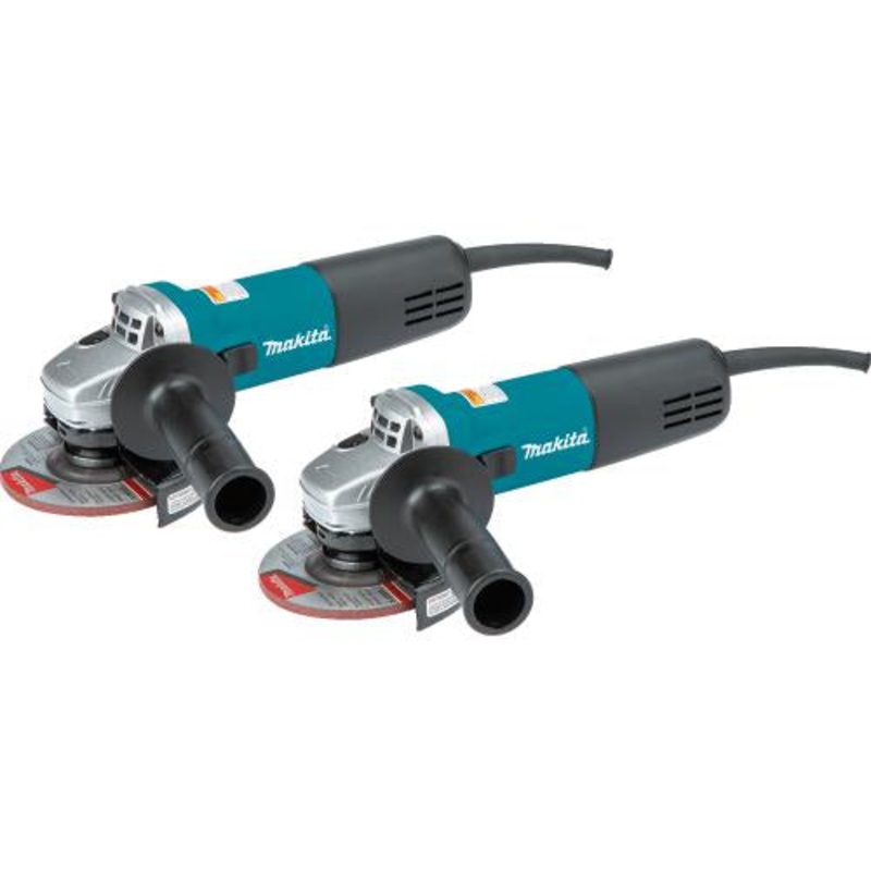 Makita 9557NB2 41/2" Angle Grinder, with AC/DC Switch