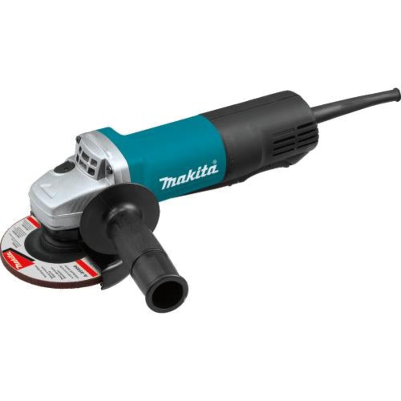 Makita 9557PB 41/2" Paddle Switch Angle Grinder, with AC/DC Switch