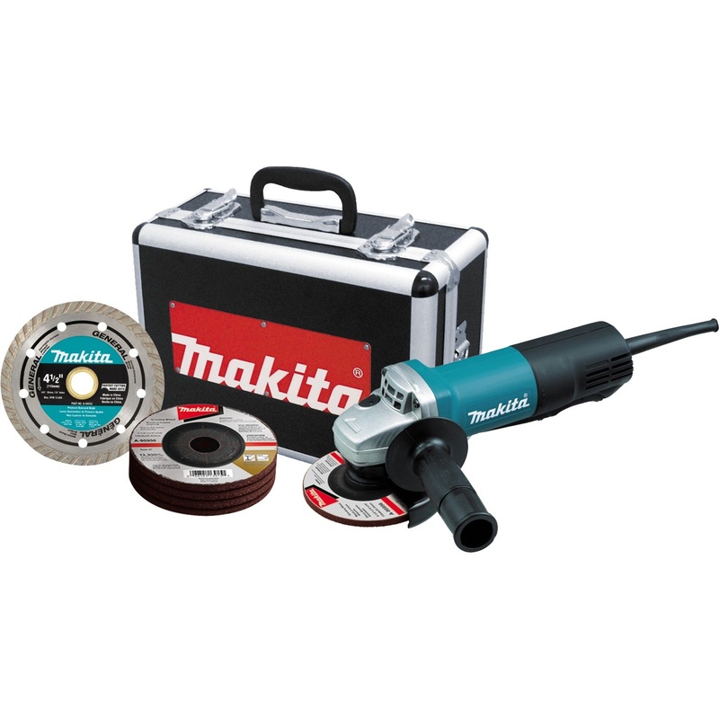 Makita 9557PBX1 41/2" Paddle Switch CutOff/Angle Grinder