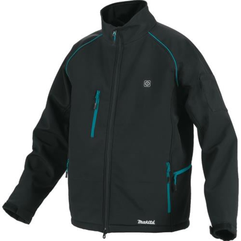 Makita DCJ205ZS 18V LXT LithiumIon Cordless Heated Jacket, Jacket Only (Black, S)
