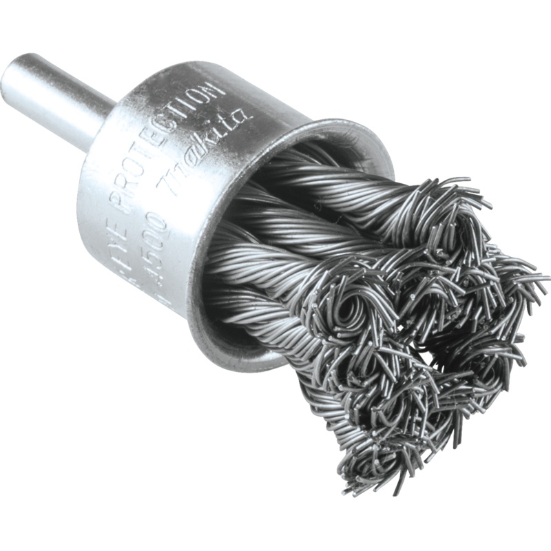 Makita B-63052 1" Knot Wire End Brush, 1/4" Straight Shank