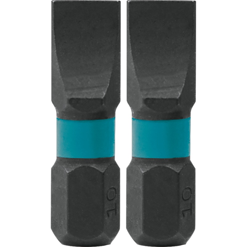 Makita A-96637 ImpactX #10 Slotted 1 Insert Bit, 2/pk