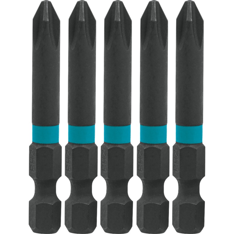 Makita A-96665 ImpactX #2 Phillips 2 Power Bit, 5/pk