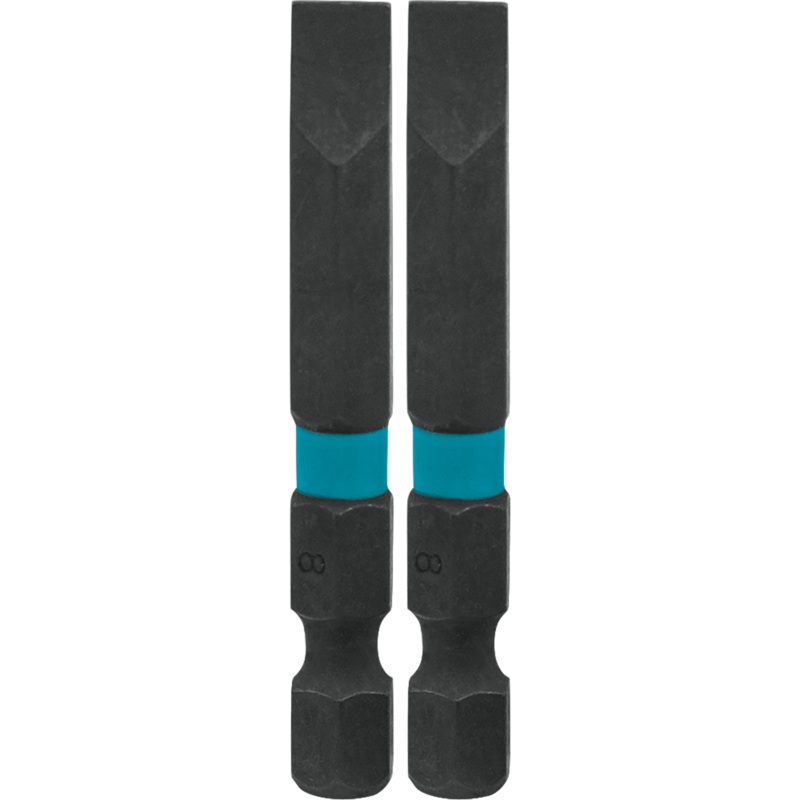 Makita A-96796 ImpactX #8 Slotted 2 Power Bit, 2/pk