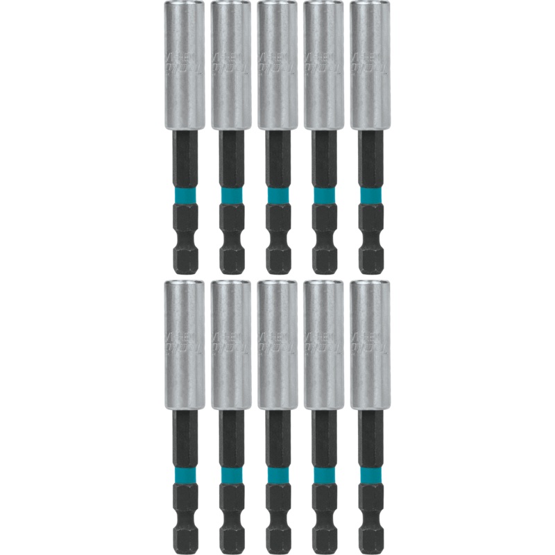Makita A-99281 ImpactX 3 Magnetic Insert Bit Holder, 10/pk, Bulk