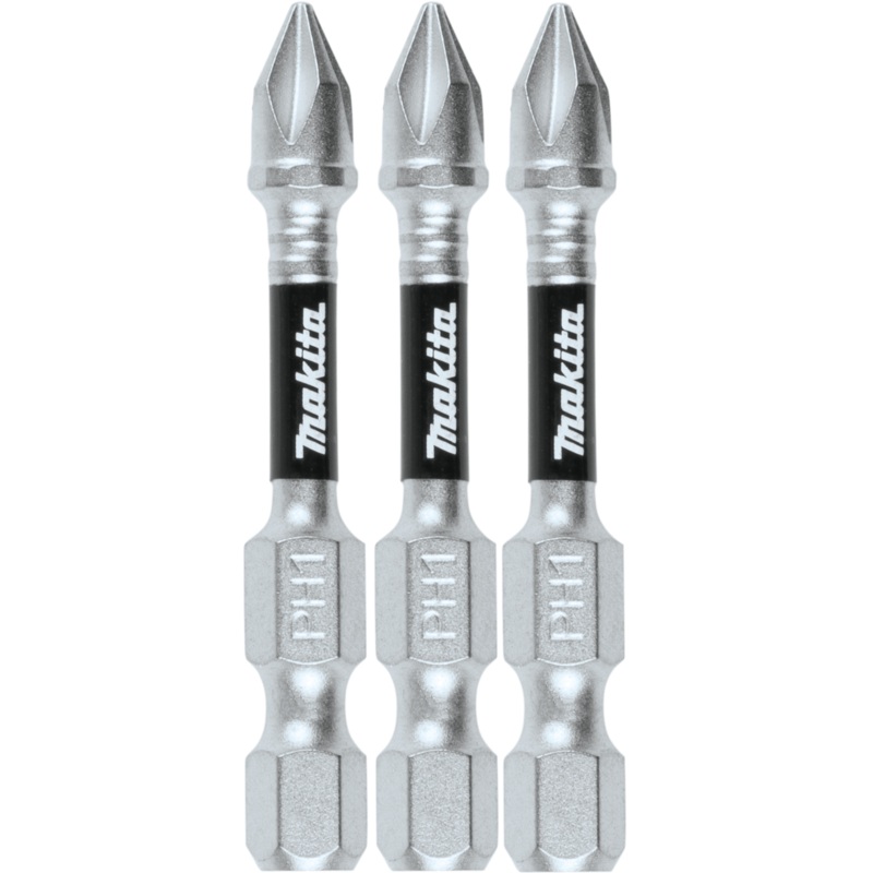 Makita E-00767 Impact XPS #1 Phillips 2" Power Bit, 3/pk