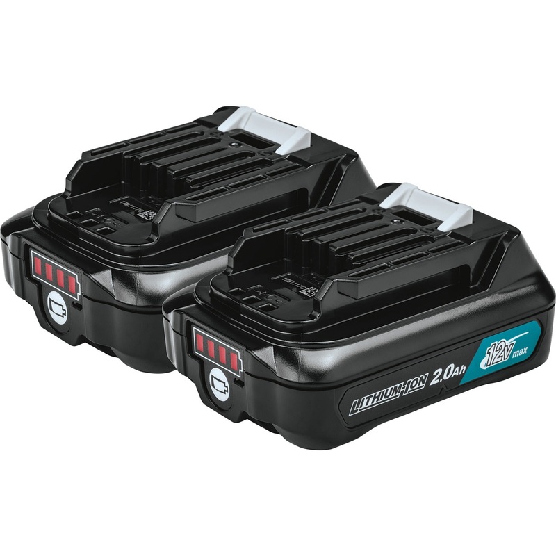 Makita BL1021B-2 12V max CXT LithiumIon 2.0Ah Battery, 2/pk