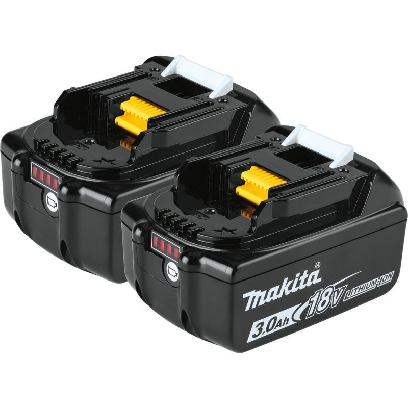 Makita BL1830B-2 18V LXT LithiumIon 3.0Ah Battery, 2/pk
