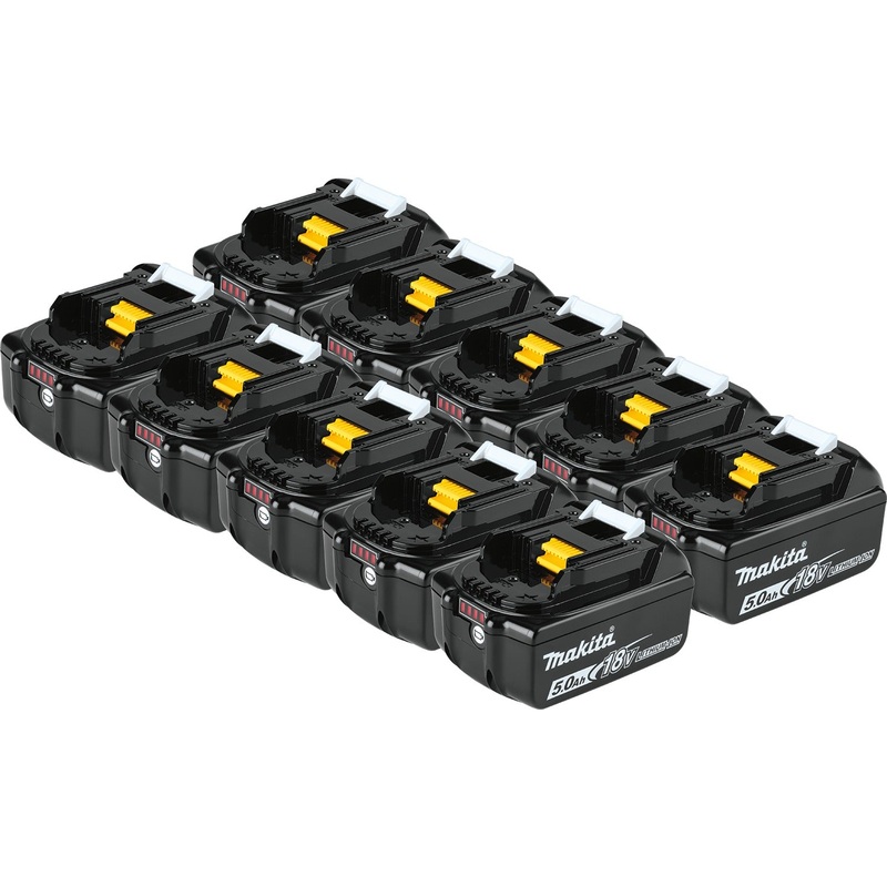 Makita BL1850B-10 18V LXT LithiumIon 5.0Ah Battery, 10/pk