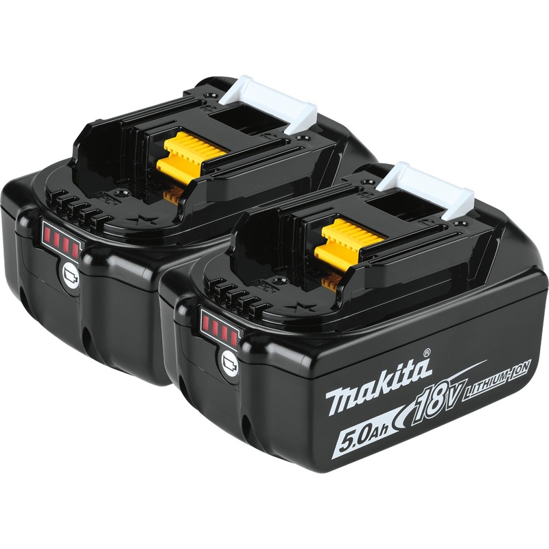 Makita BL1850B-2 18V LXT LithiumIon 5.0Ah Battery, 2/pk