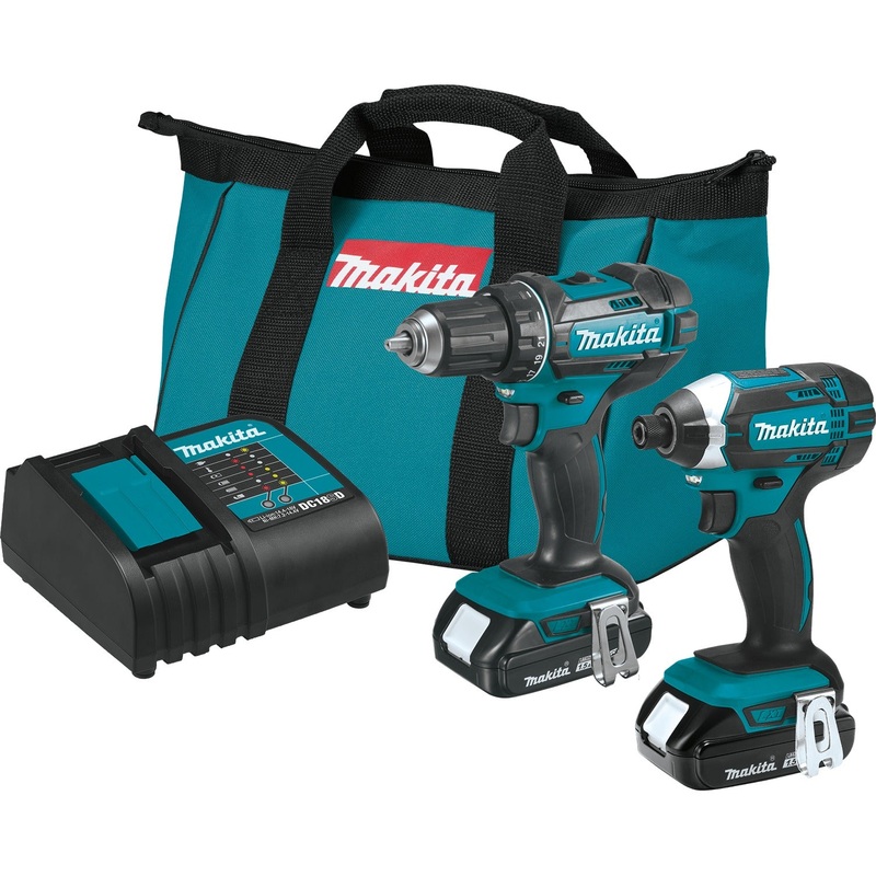 Makita CT225SYX 18V LXT LithiumIon Compact Cordless 2Pc. Combo Kit (1.5Ah)