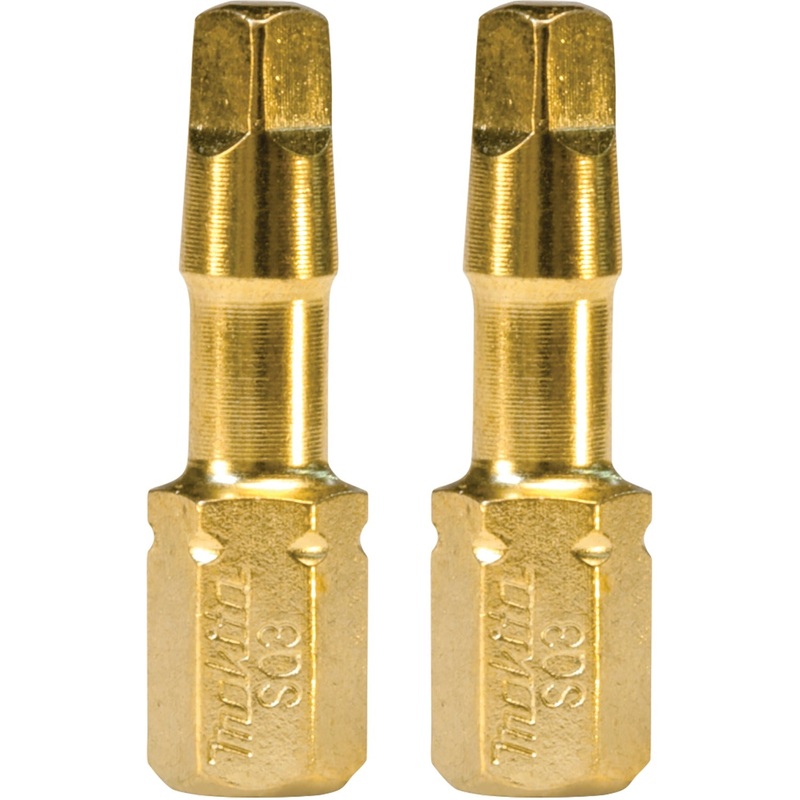 Makita B-44725 Impact GOLD #3 Square Insert Bit, 2/pk