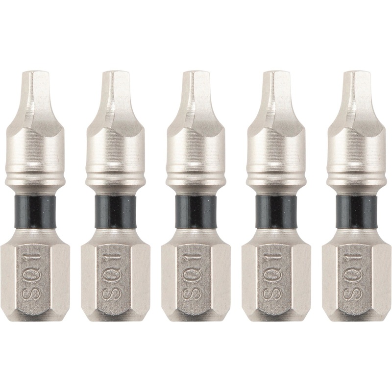 Makita E-00577 Impact XPS #1 Square 1" Insert Bit, 5/pk