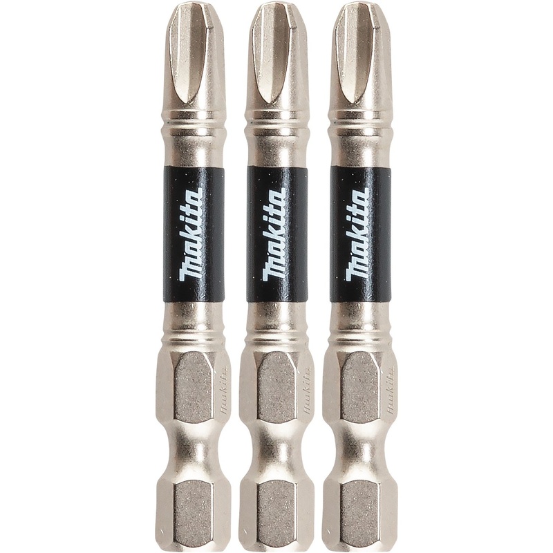 Makita E-00789 Impact XPS #3 Phillips 2" Power Bit, 3/pk