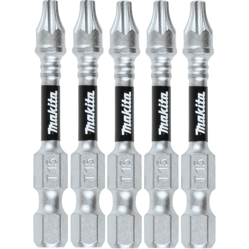 Makita E-00979 Impact XPS T15 Torx 2" Power Bit, 5/pk