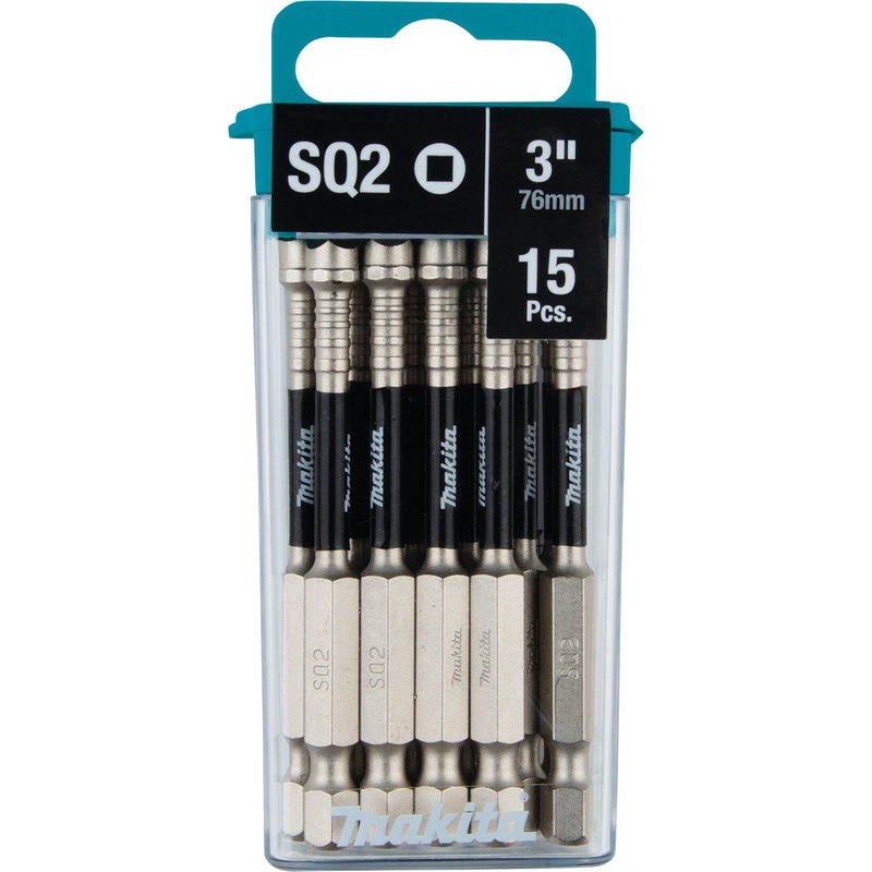 Makita E-01264 Impact XPS #2 Square 3" Power Bit, 15/pk